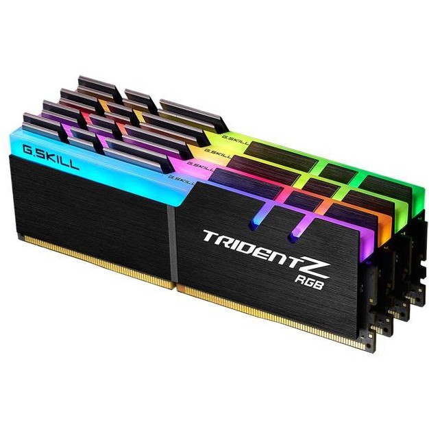 RAM Memorie DDR4 G.Skill Trident Z RGB 32GB Kit (4x8GB) / DIMM 3200 CL16 – 32GTZRX