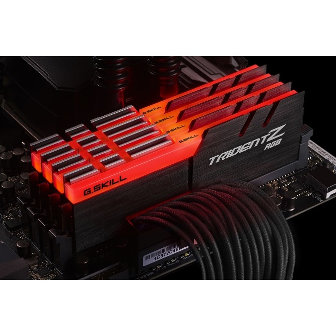 RAM Memorie DDR4 G.Skill Trident Z RGB 32GB Kit (4x8GB) / DIMM 3200 CL16 – 32GTZRX - Figura 3
