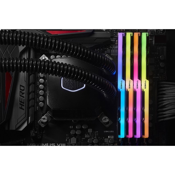 RAM Memorie DDR4 G.Skill Trident Z RGB 32GB Kit (4x8GB) / DIMM 3200 CL16 – 32GTZRX - Figura 4