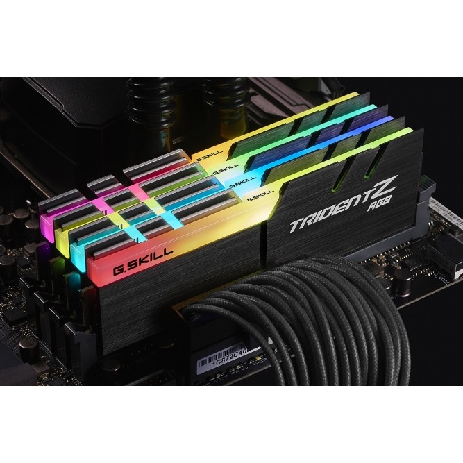 RAM Memorie DDR4 G.Skill Trident Z RGB 32GB Kit (4x8GB) / DIMM 3200 CL16 – 32GTZRX - Figura 5