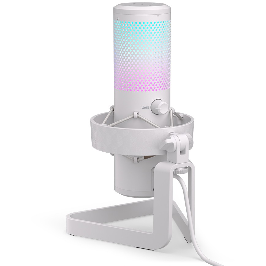 Mikrofon ENDORFY AXIS Streaming / USB‑C / RGB / 3.5mm Jack / Onyx e bardhë - Figura 5