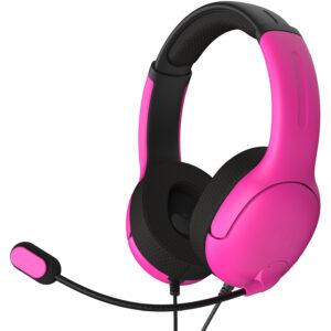 Kufje Gaming me kabllo PDP Airlite Stereo – Rozë