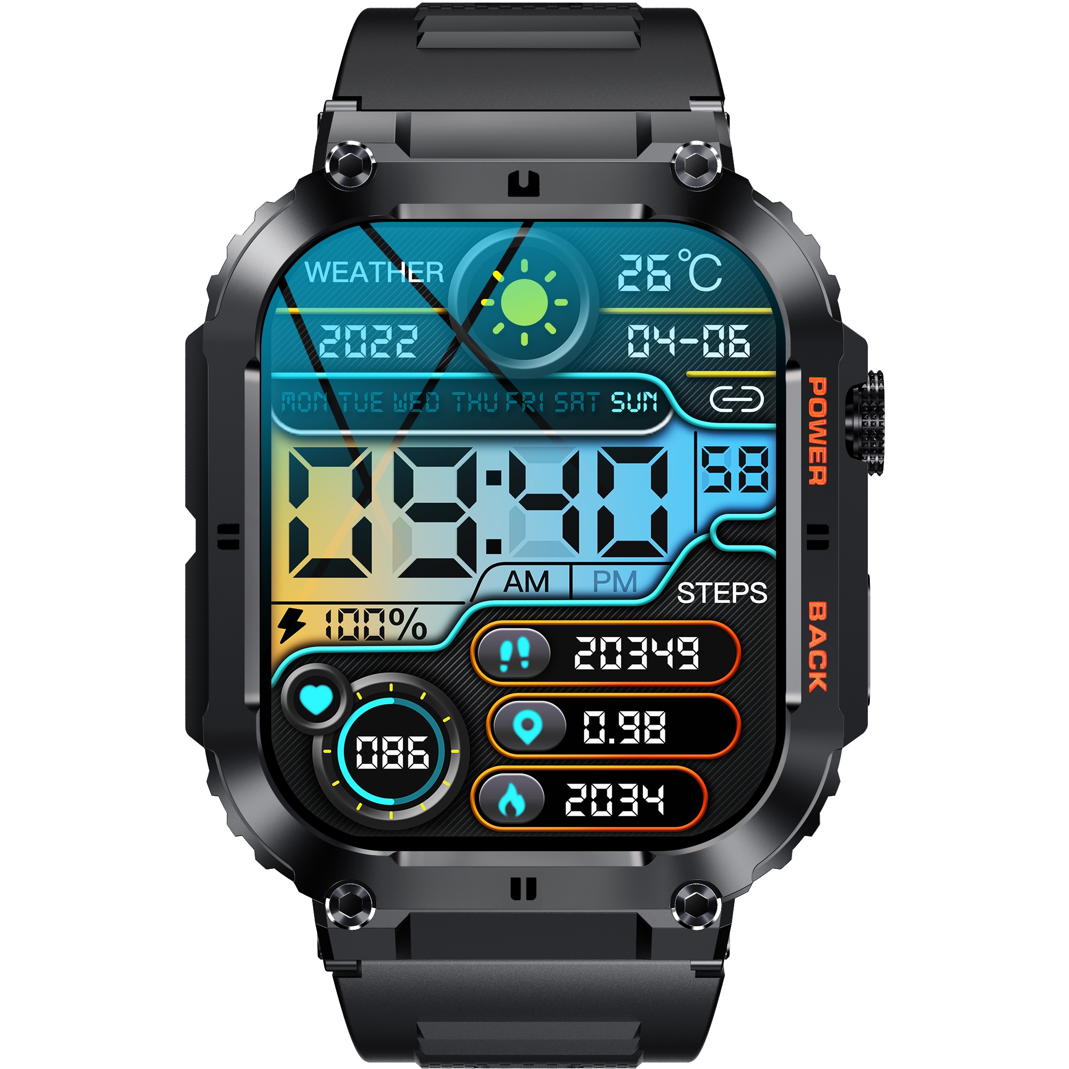 Orë e mençur Denver Smartwatch SWC-191-Black - Figura 2