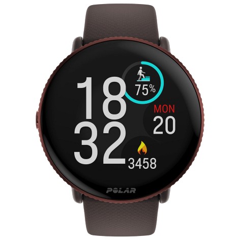 Orë e mençur Polar Ignite 3 – Titanium with Leather and Silicone Bands