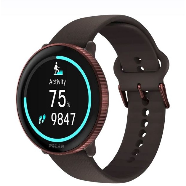 Orë e mençur Polar Ignite 3 – Titanium with Leather and Silicone Bands - Figura 2