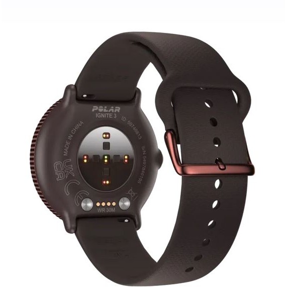 Orë e mençur Polar Ignite 3 – Titanium with Leather and Silicone Bands - Figura 3