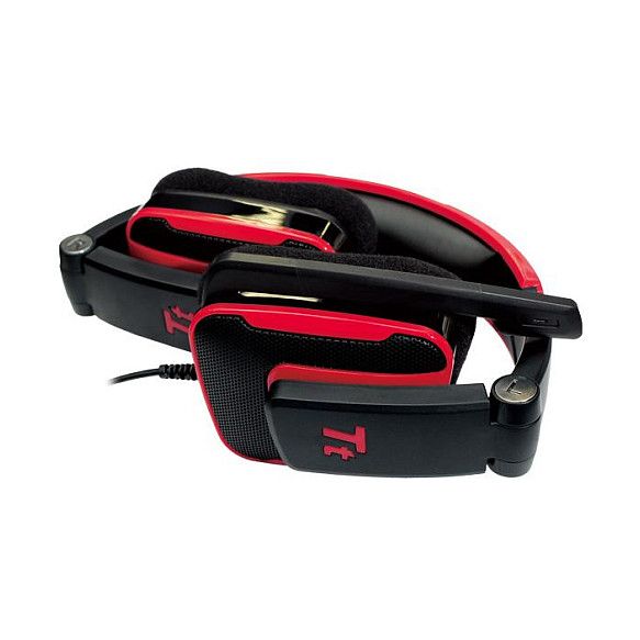 Kufje Gaming Thermaltake Tt eSPORTS SHOCK / 3.5mm / Stereo - Zezë / Kuqe - Figura 3
