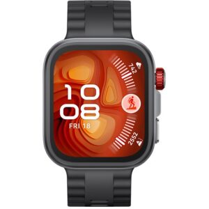 Orë e mençur Huawei Watch Fit 4 Pro / Black Fluoroelastomer Strap - Zezë
