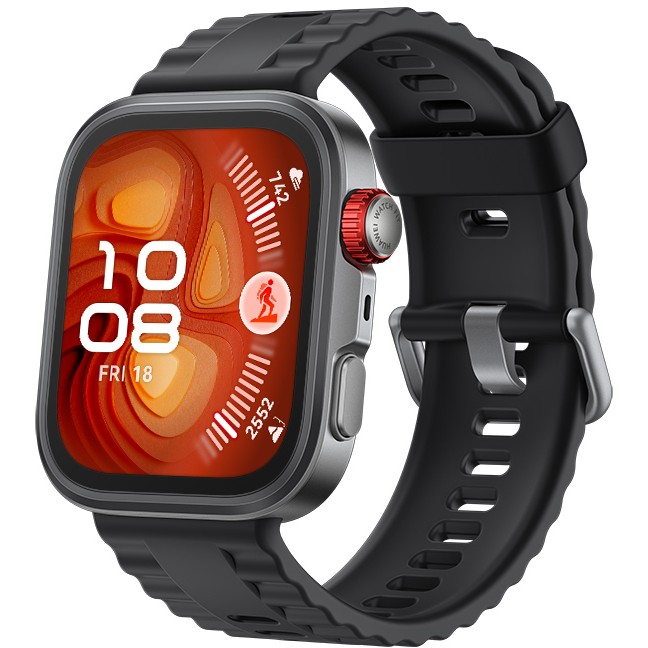 Orë e mençur Huawei Watch Fit 4 Pro / Black Fluoroelastomer Strap - Zezë - Figura 3