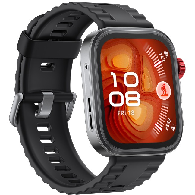 Orë e mençur Huawei Watch Fit 4 Pro / Black Fluoroelastomer Strap - Zezë - Figura 5
