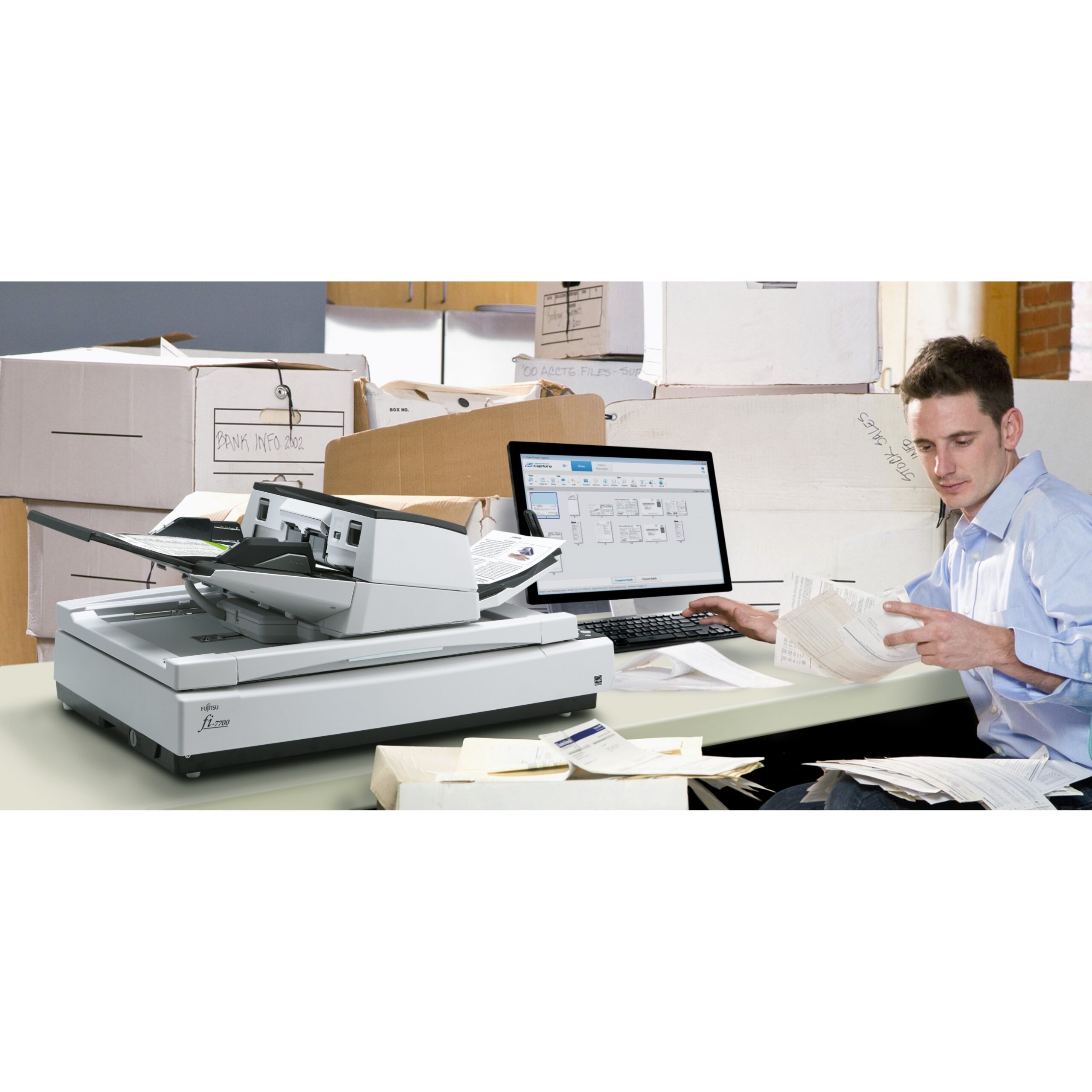 Skaner RICOH fi-7700 / Document Scanner - Bardhë - Figura 4
