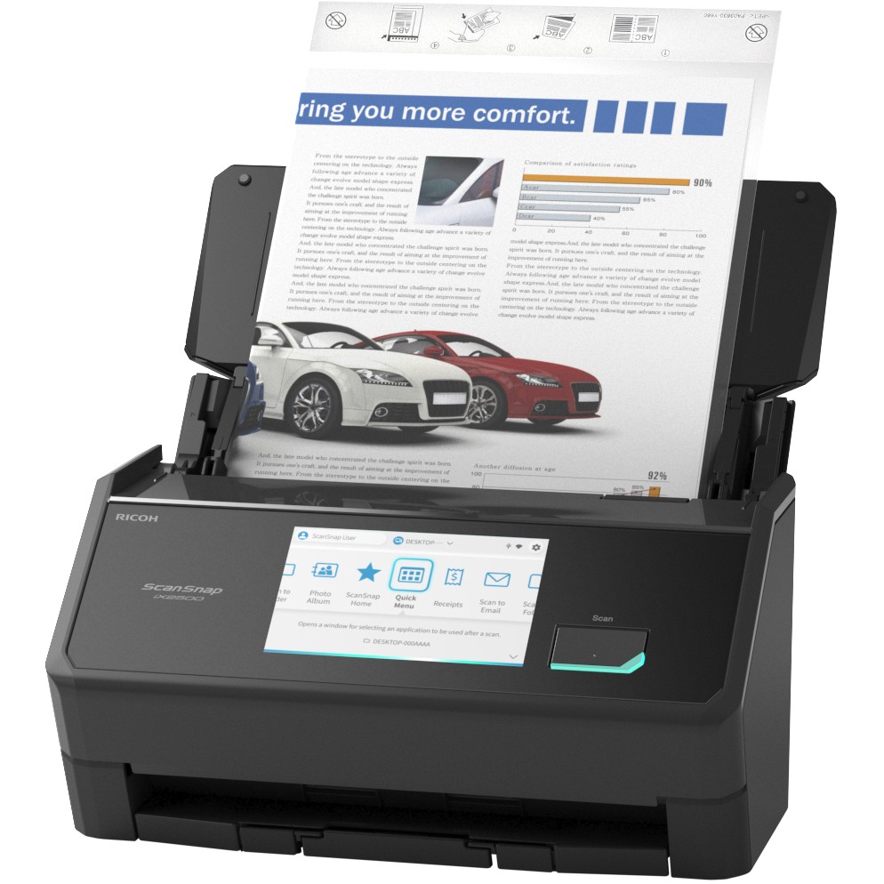 Skaner RICOH ScanSnap iX2500 / Document Scanner - Zezë - Figura 3