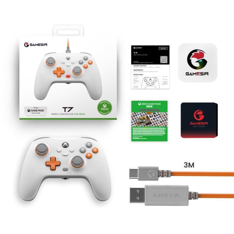 Kontroller GameSir T7 Wired Controller / Xbox Compatible - Bardhë - Figura 6