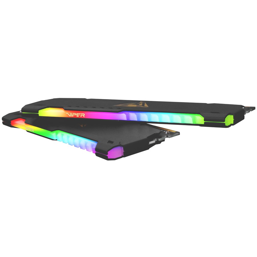 RAM Memorie DDR4 Patriot Viper Steel RGB / 32GB / 3200MHz / CL16 / 2x16 / PVSR432G320C8K / Intel XMP - Zezë - Figura 2
