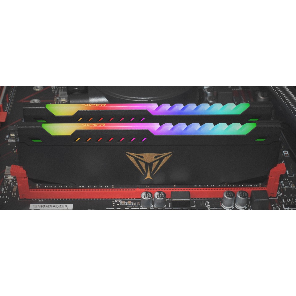 RAM Memorie DDR4 Patriot Viper Steel RGB / 32GB / 3200MHz / CL16 / 2x16 / PVSR432G320C8K / Intel XMP - Zezë - Figura 4