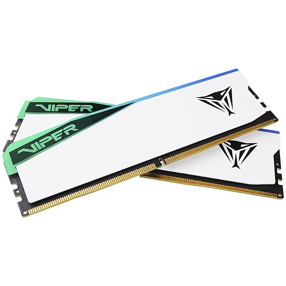 RAM Memorie DDR5 32 GB Patriot DIMM 6200 (2x 16 GB) Dual-Kit / PVER532G62C42KW. Viper Elite 5 RGB. INTEL XMP. AMD EXPO/E Bardhë - Figura 3