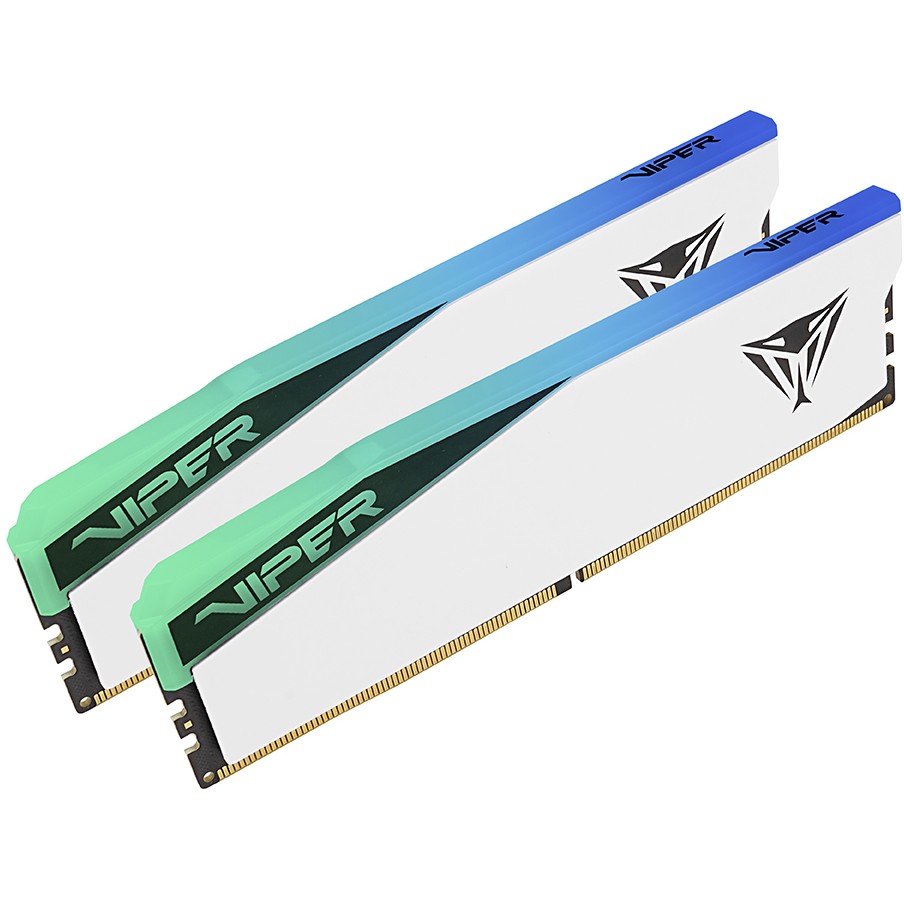 RAM Memorie DDR5 32 GB Patriot DIMM 6200 (2x 16 GB) Dual-Kit / PVER532G62C42KW. Viper Elite 5 RGB. INTEL XMP. AMD EXPO/E Bardhë - Figura 4