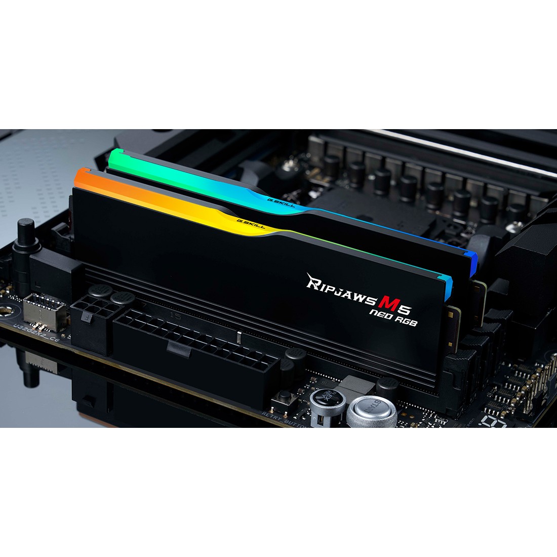RAM Memorie G.SKILL Ripjaws M5 Neo DDR5-6000 CL32 / 64GB (2x32GB) / DIMM / Kit / AMD EXPO - Zezë - Figura 4