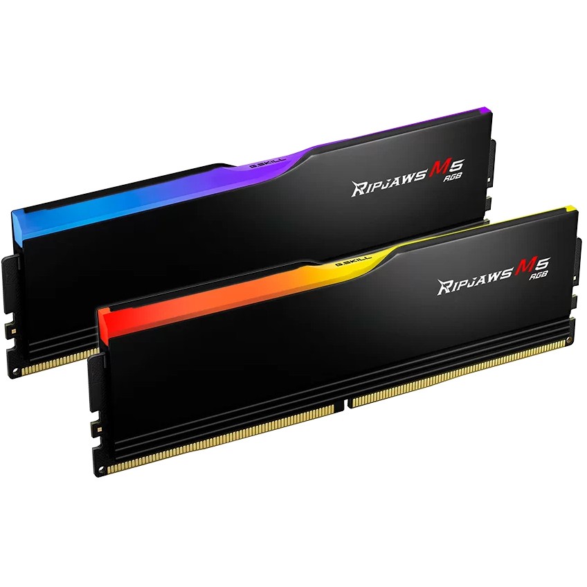 RAM Memorie G.SKILL Ripjaws M5 RGB DDR5-6000 CL28 / 32GB (2x16GB) / DIMM / Kit / Intel XMP - Zezë - Figura 2