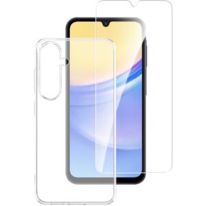 Aksesorë për telefon 4smarts 360° Protection Set  for Samsung Galaxy A15 / A15 5G - Transparente