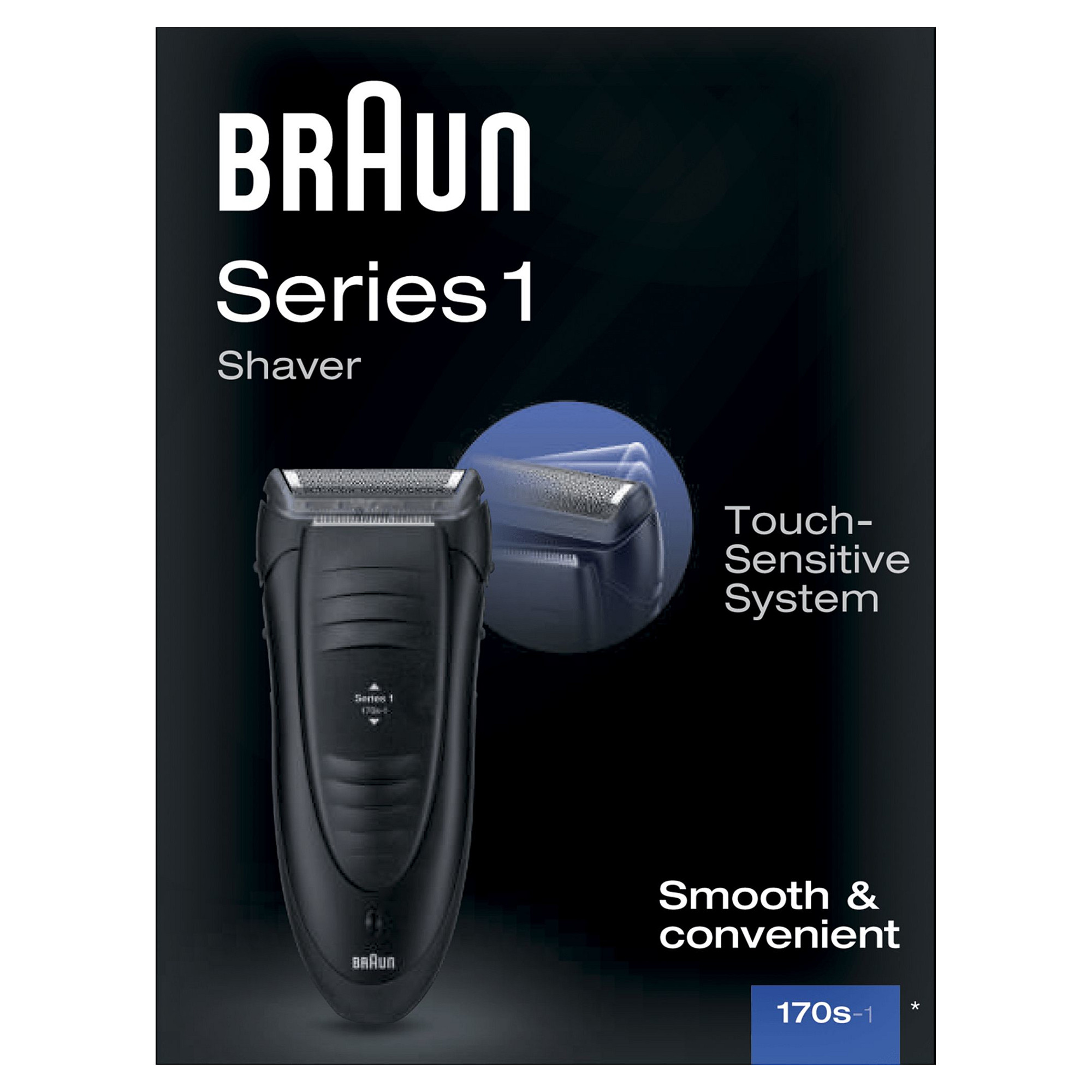 Makinë e rrojës Braun Series 1 170 - Zezë