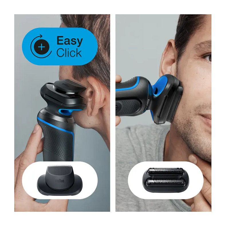 Makinë e rrojës Braun Series 5 51‑B1820s - Zezë / Blu - Figura 5