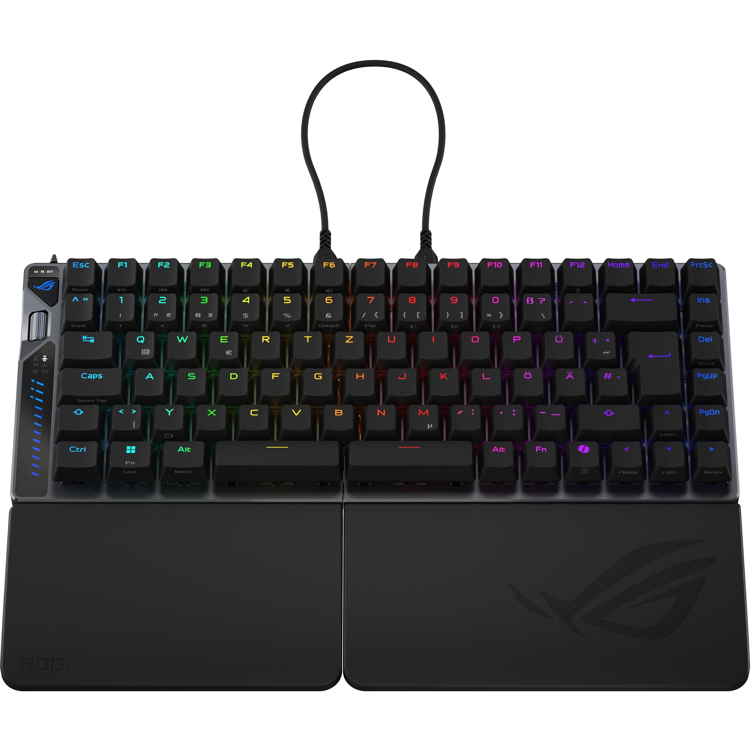 Tastierë Gaming ASUS ROG Falcata Split Wired & Wireless / QWERTZ / German Language – Zezë - Figura 2