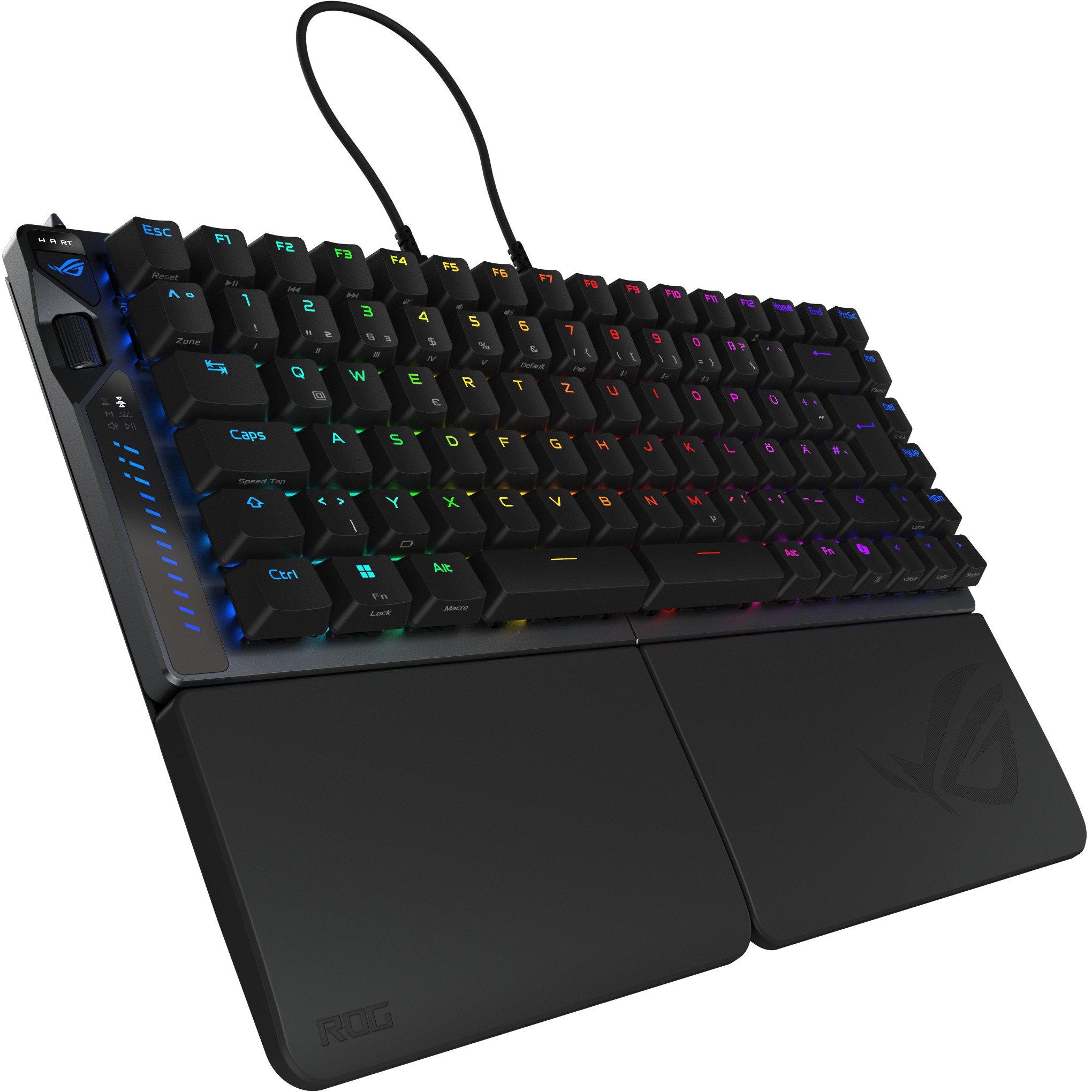 Tastierë Gaming ASUS ROG Falcata Split Wired & Wireless / QWERTZ / German Language – Zezë - Figura 3