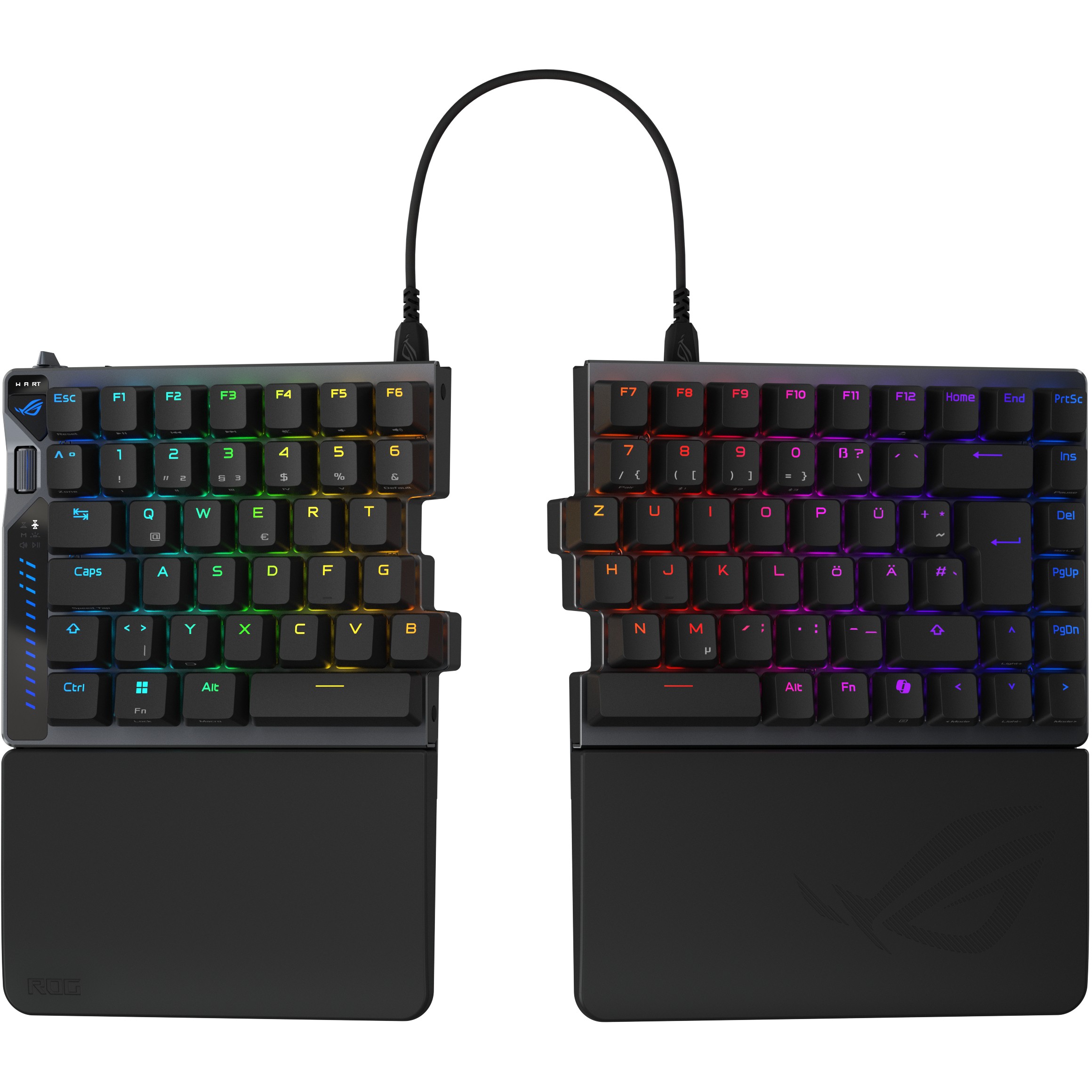 Tastierë Gaming ASUS ROG Falcata Split Wired & Wireless / QWERTZ / German Language – Zezë - Figura 4