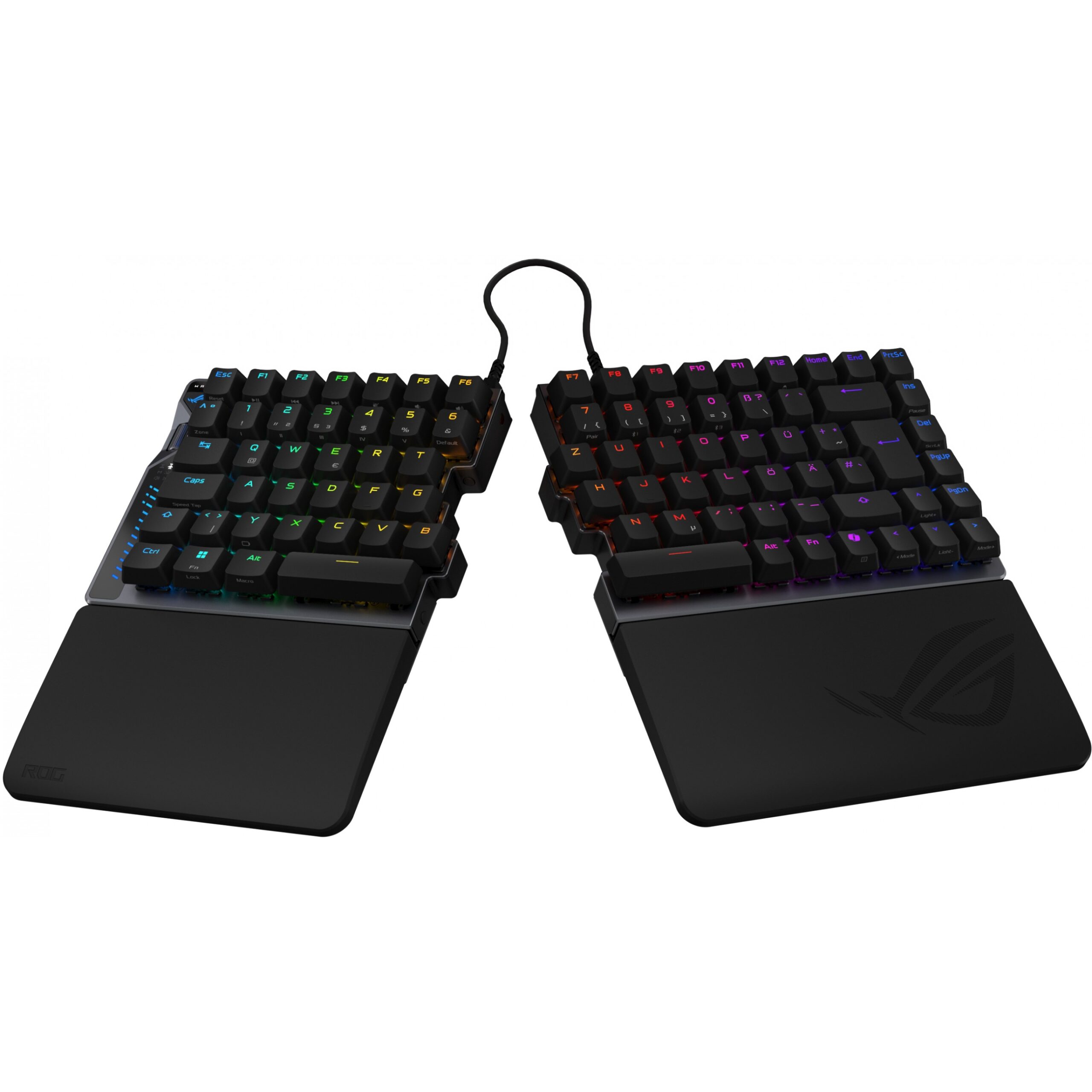Tastierë Gaming ASUS ROG Falcata Split Wired & Wireless / QWERTZ / German Language – Zezë - Figura 5