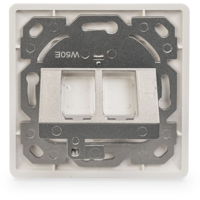 Aksesorë për rrjet DIGITUS / Keystone Jack / 2 Ports – Bardhë - Figura 3
