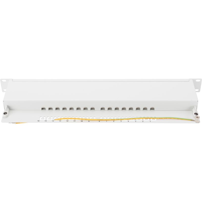 Aksesorë për rrjet DIGITUS / Patch Panel / 16 Port / CAT 5 / Shielded – Gri - Figura 2