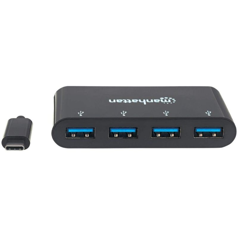 HUB Manhattan / 4‑Port / USB 3.1 Gen1 / USB‑C Male → 4x USB‑A Ports / Power via USB - Figura 2