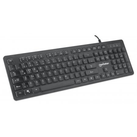 Tastierë Gaming Manhattan Ultra-slim Wired / German Language - Zezë - Figura 2