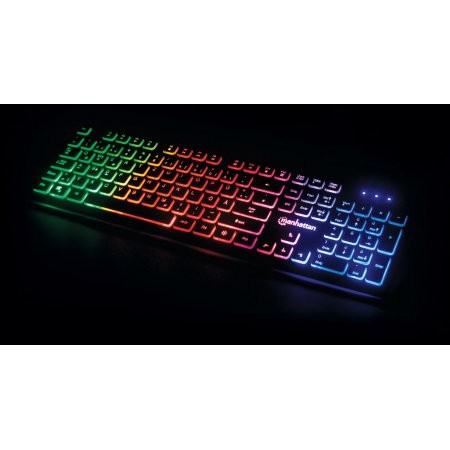 Tastierë Gaming Manhattan Ultra-slim Wired / German Language - Zezë - Figura 3