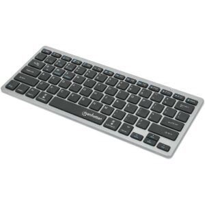 Tastierë pa kabllo MANHATTAN Slim / QWERTZ - Gri/Zezë