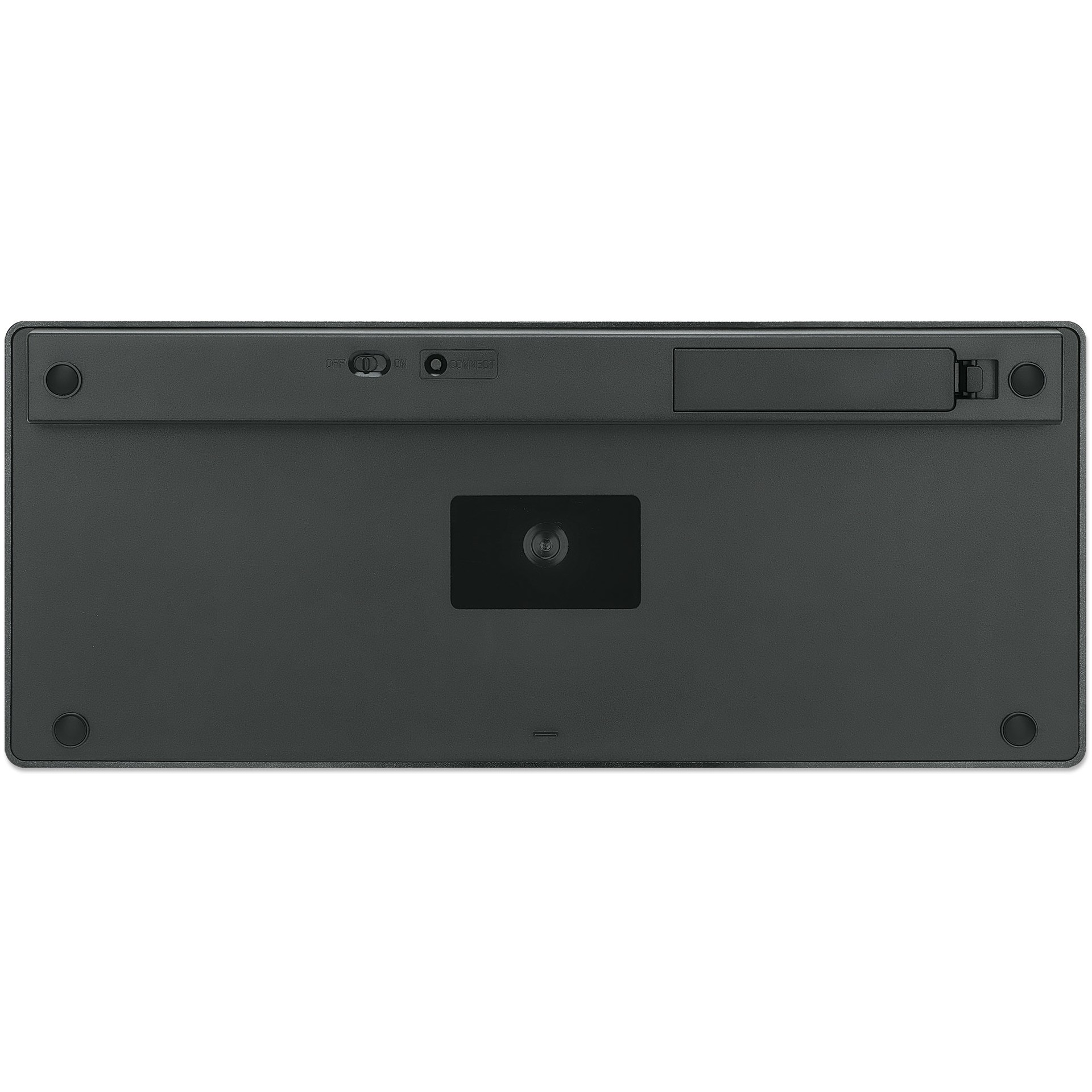 Tastierë pa kabllo MANHATTAN Slim / QWERTZ - Gri/Zezë - Figura 3