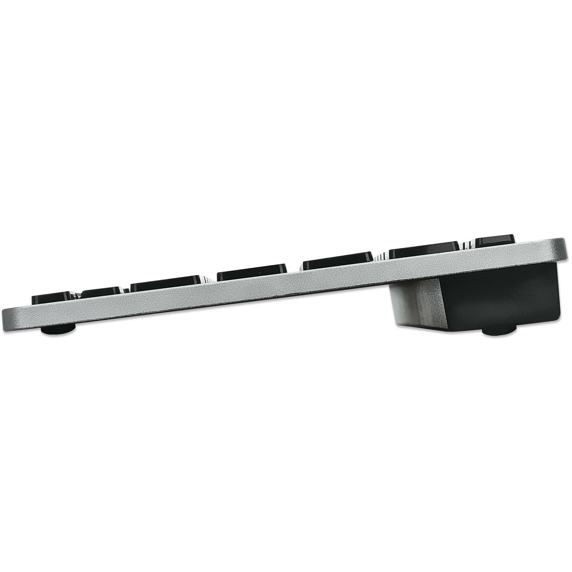 Tastierë pa kabllo MANHATTAN Slim / QWERTZ - Gri/Zezë - Figura 4