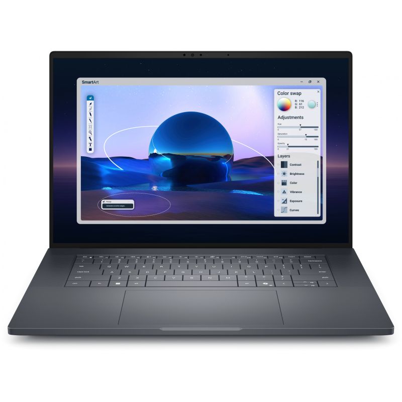 Laptop Dell PRO MAX PREMIUM 16 MA16250 / Ultra 9-285H / 64GB LPDDR5X / 1TB / 16" Full HD+ WVA 120Hz / RTX PRO 2000 / DE - Zezë