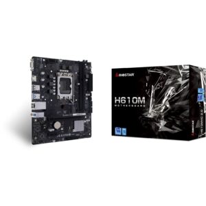 Pllakë Amë MB Intel Biostar H610MHC 2.0 / LGA 1700 / DDR4 / HDMI+VGA