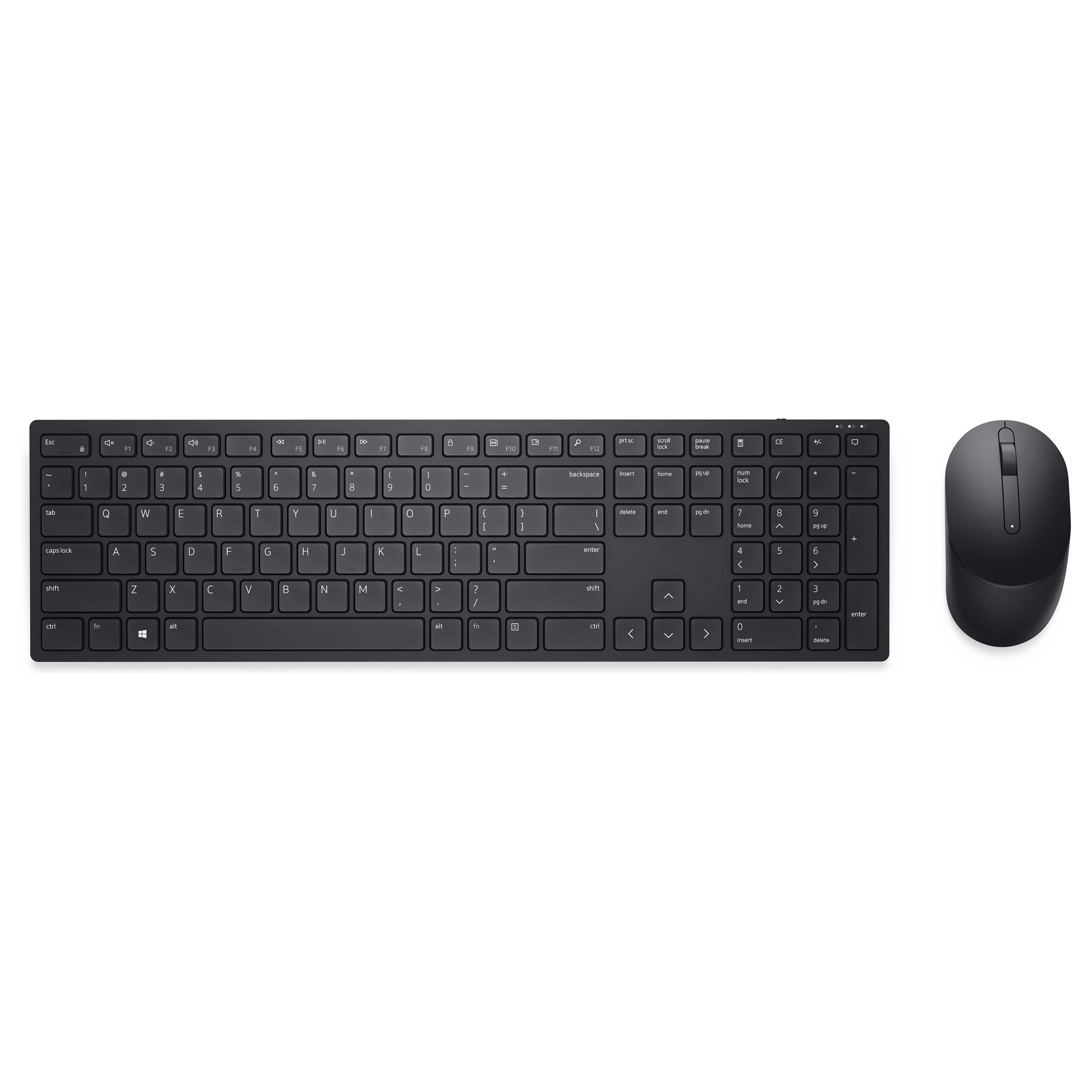 Combo (Tastierë & Maus) Dell KM5221W RTL - Zezë