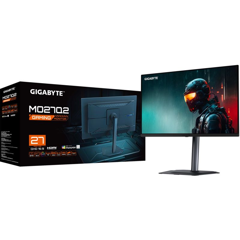 Monitor Gaming GIGABYTE MO27Q2 / 27"/ Quad HD OLED / 240 Hz / 0.03 ms / HDMI+USB+DP - Zezë - Figura 4