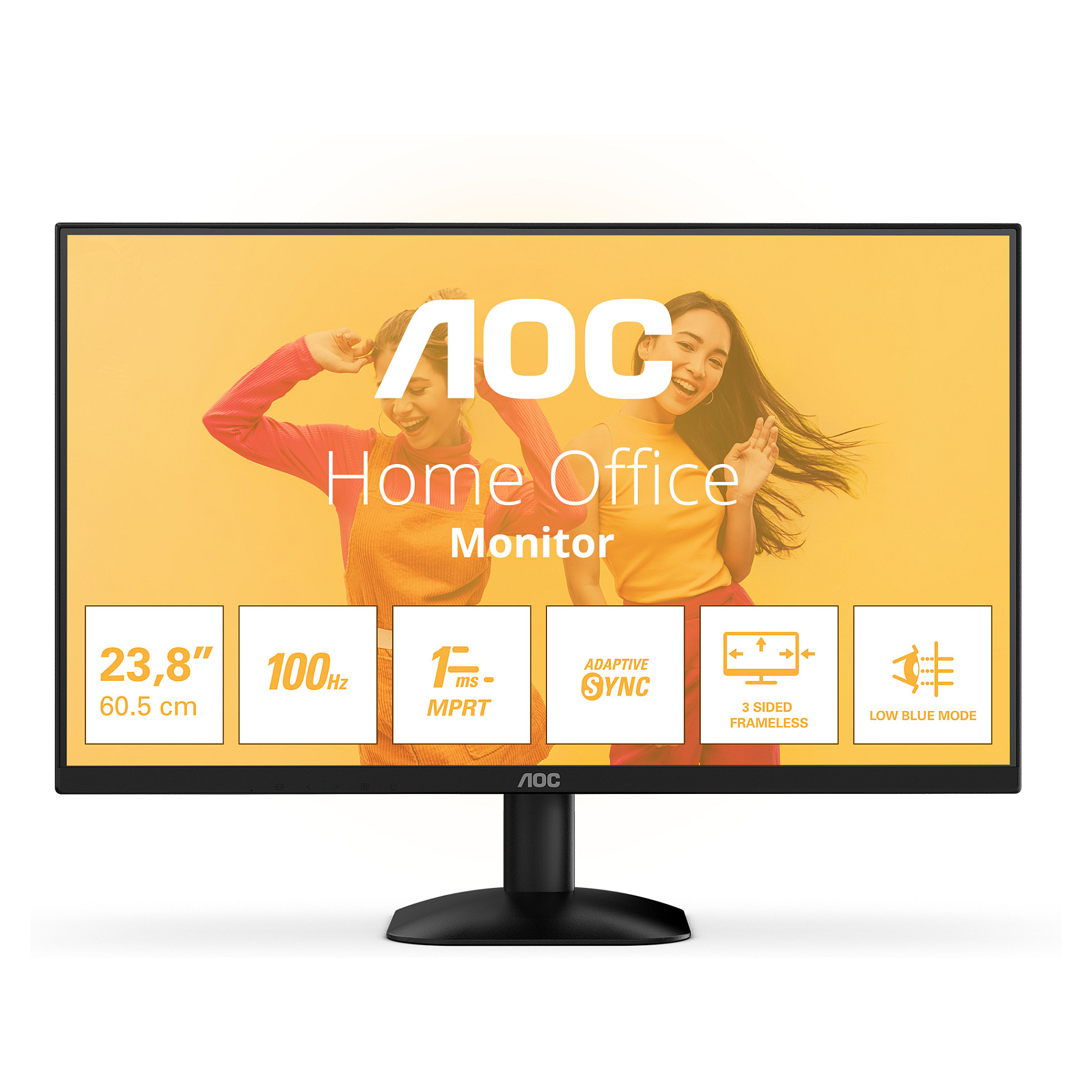 Monitor AOC 24B35HM2 / 23.8"/ Full HD VA LED / 100Hz / 1ms / HDMI+VGA - Zezë