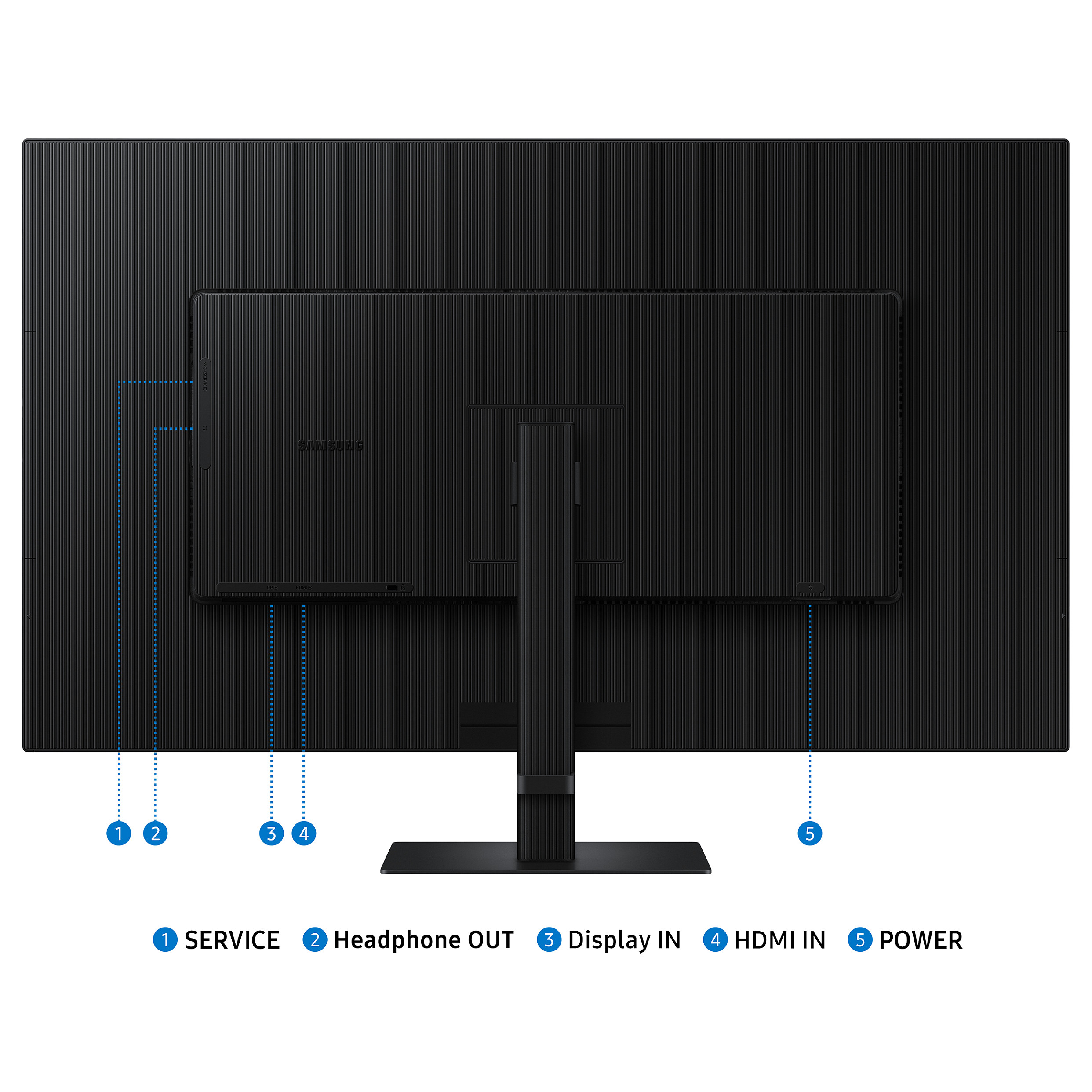 Monitor Samsung LS37D702EAUXEN / 37" / 4K Ultra HD VA / LCD / 60 Hz / 5 ms / HDMI+DP+HDCP - Zezë - Figura 4
