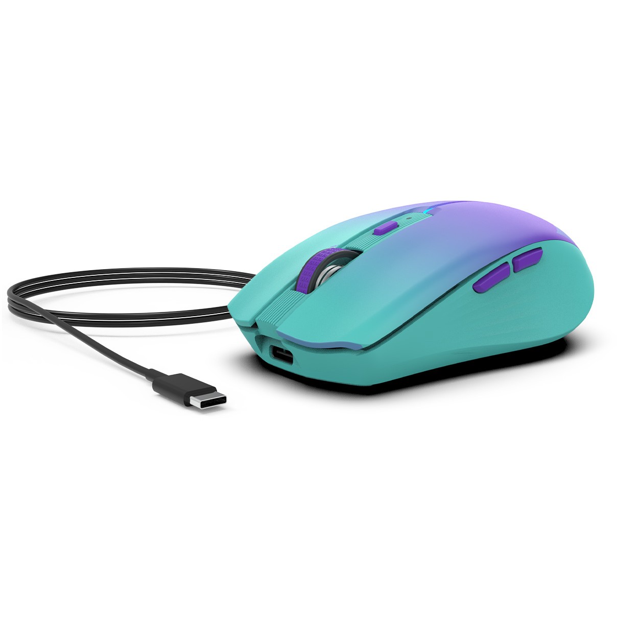 Maus pa kabllo INCA / IWM-511RM / Wireless & Bluetooth – Gjelbër / Vjollcë - Figura 5