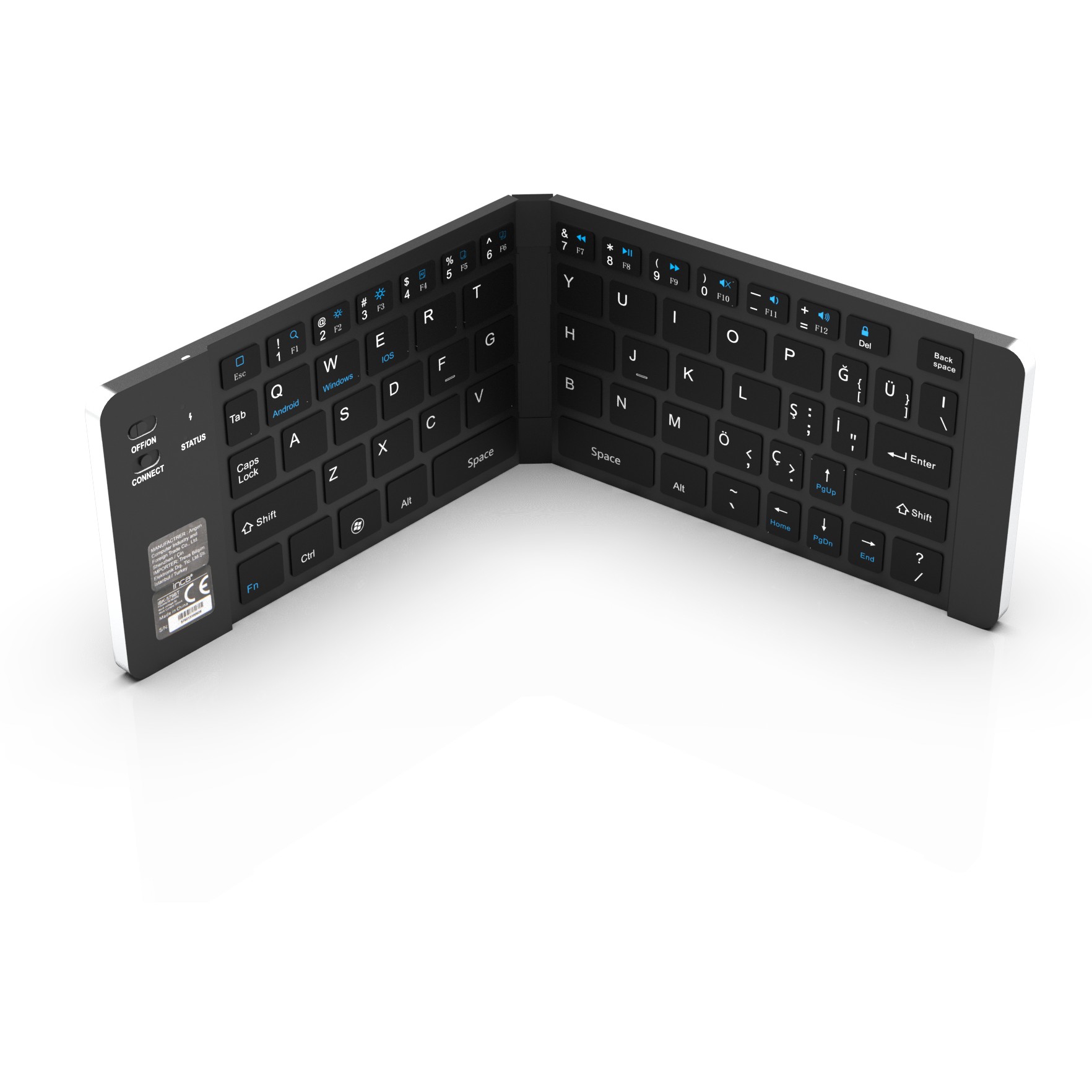 Tastierë pa Kabllo INCA IBK-579BT Mini - Zezë