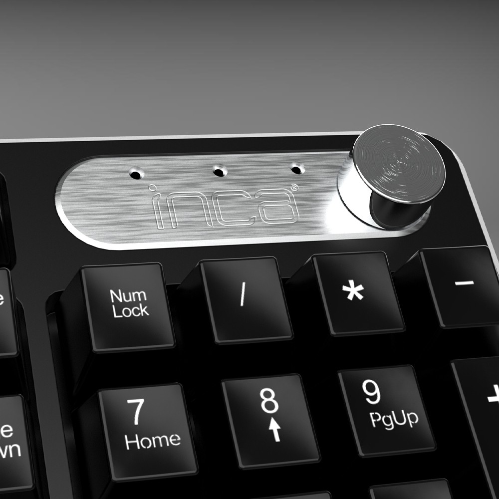 Combo (Tastierë & Maus) INCA IWS-549U Wired / USB 2.0 Keyboard + USB-C Mouse - Zezë - Figura 3