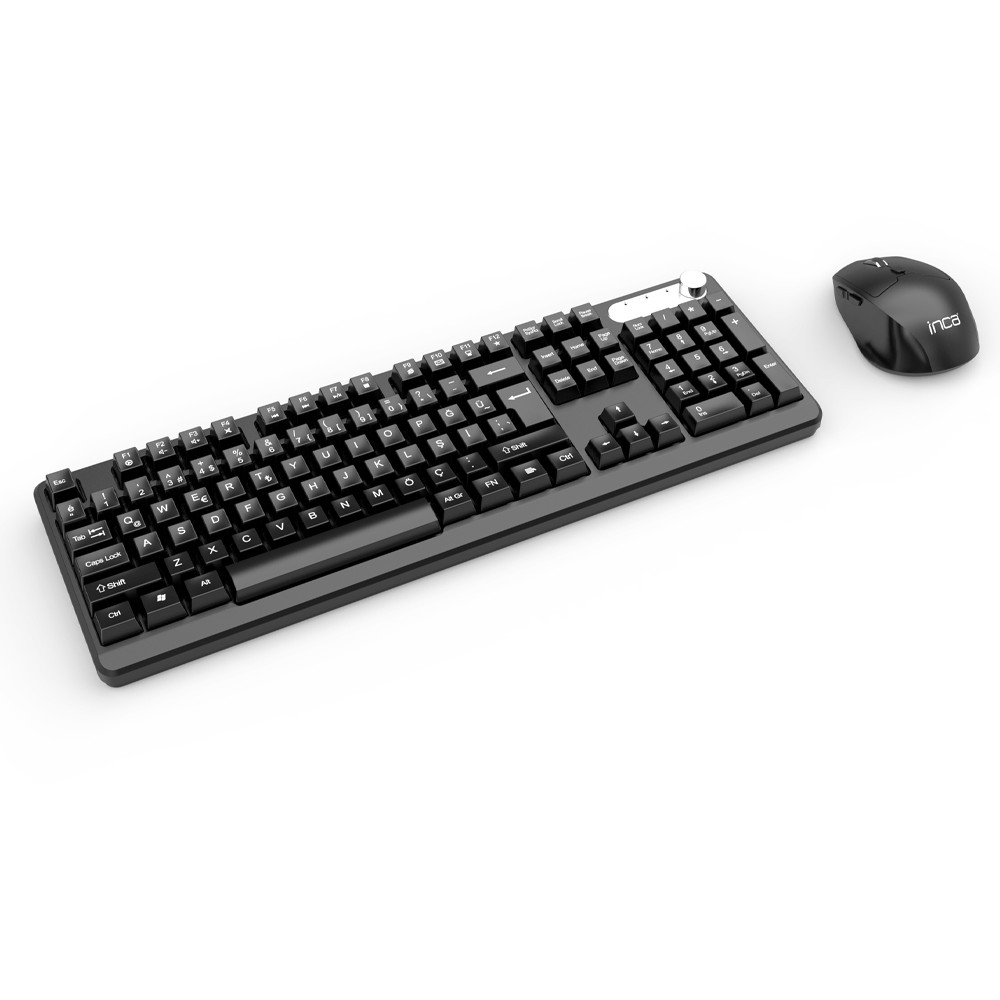 Combo (Tastierë & Maus) INCA IWS-549U Wired / USB 2.0 Keyboard + USB-C Mouse - Zezë - Figura 4