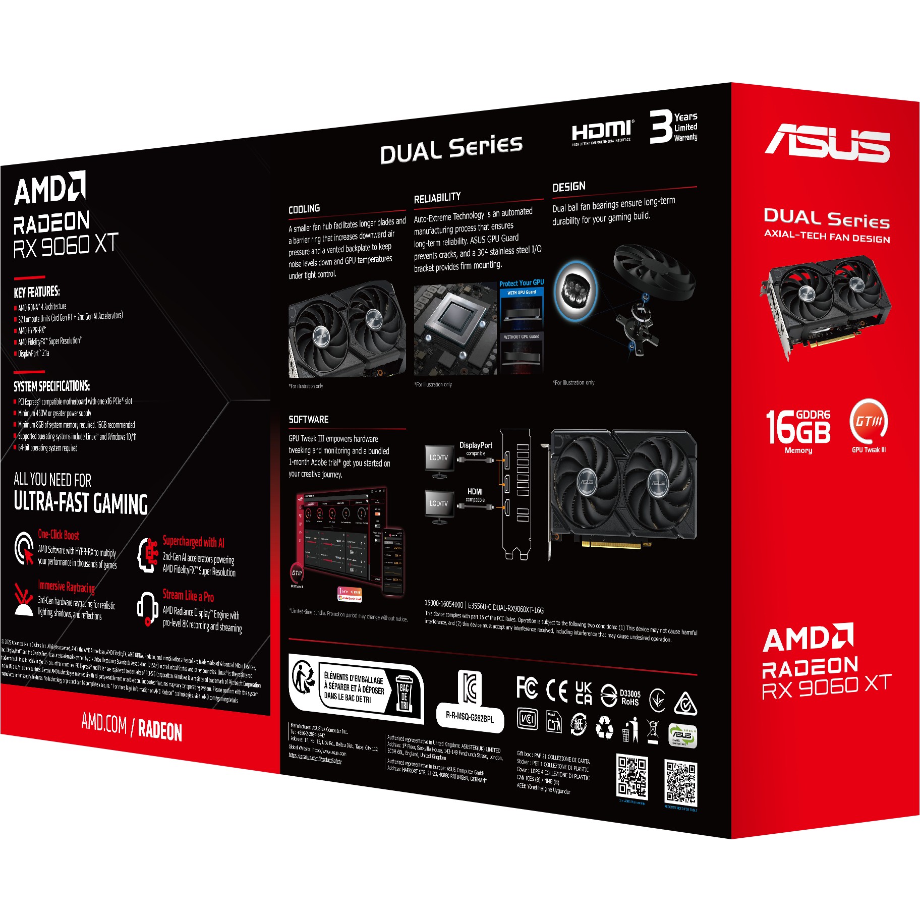 Kartelë grafike AMD RX 9060 XT 16GB GDDR6 Asus Radeon Dual - Figura 5