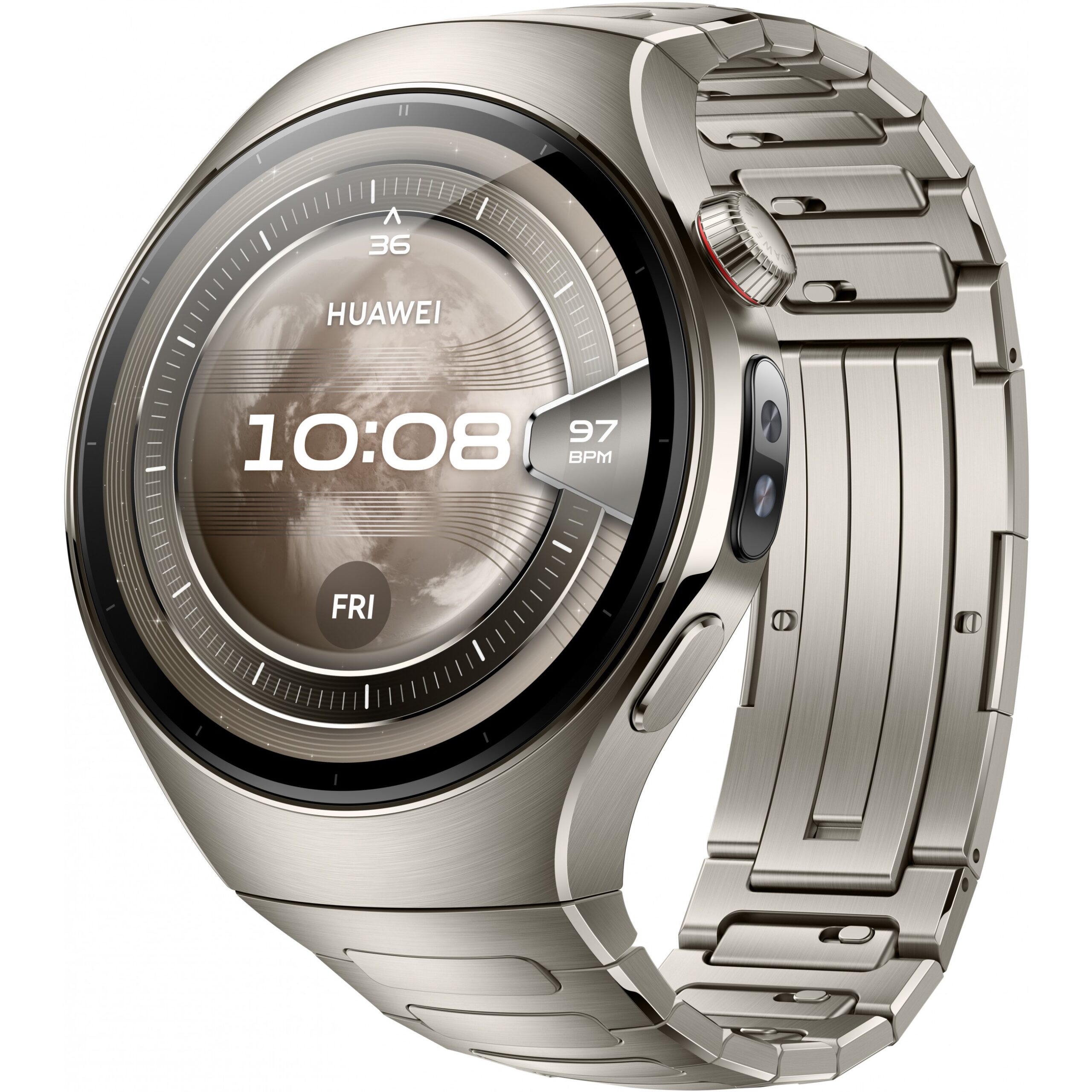 Orë e mençur Huawei Watch 5 46mm (Rates-L29M) Titanium Strap - Figura 3